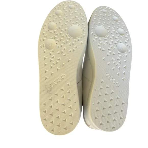 ECCO Men's Soft 60 White Lace Up Sneakers 13-13.5
